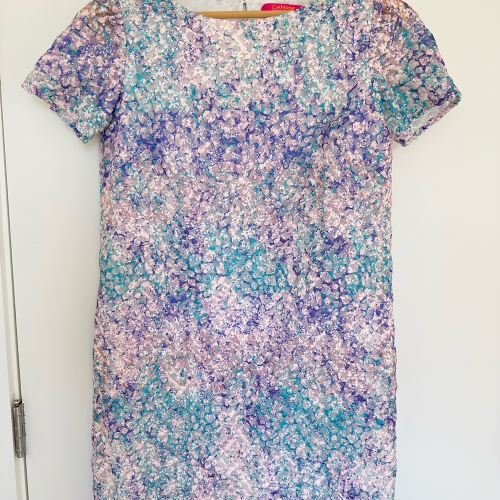 Catherine Malandrino Pastel Floral Mini Dress